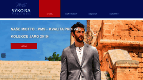 What Panska-moda-sykora.cz website looked like in 2019 (4 years ago)