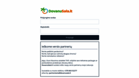 What Partneriams.dovanusala.lt website looked like in 2019 (4 years ago)