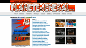 What Planete-senegal.com website looked like in 2019 (4 years ago)