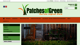What Patchesofgreen.com website looked like in 2019 (4 years ago)