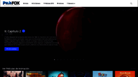What Pelisfox.tv website looked like in 2019 (4 years ago)