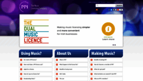 What Ppimusic.ie website looked like in 2019 (4 years ago)