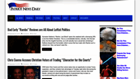 What Patriotnewsdaily.com website looked like in 2019 (4 years ago)