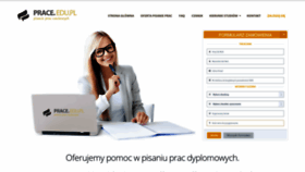 What Prace.edu.pl website looked like in 2019 (4 years ago)