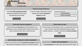 What Pasaporte-mexicano.com.mx website looked like in 2019 (4 years ago)