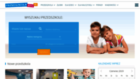 What Przedszkola.edu.pl website looked like in 2019 (4 years ago)