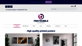 What Printbubble.co.uk website looked like in 2019 (4 years ago)