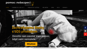 What Pomocvnebezpeci.cz website looked like in 2019 (4 years ago)