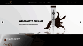 What Phishop.com website looked like in 2019 (4 years ago)
