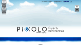 What Pixolo.cz website looked like in 2019 (4 years ago)