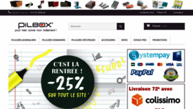 What Pilbox.fr website looked like in 2019 (4 years ago)
