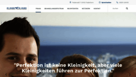 What Pader-zahnarzt.de website looked like in 2019 (4 years ago)
