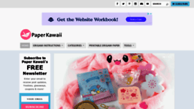 What Paperkawaii.com website looked like in 2019 (4 years ago)