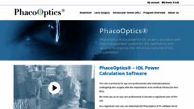 What Phacooptics.com website looked like in 2019 (4 years ago)