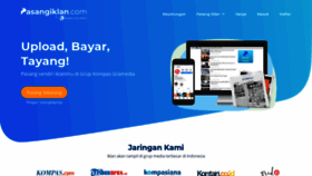 What Pasangiklan.com website looked like in 2019 (4 years ago)