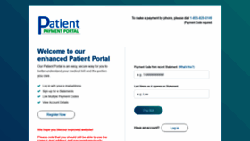 What Patientbillhelp.com website looked like in 2019 (4 years ago)