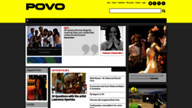 What Povo.co.zw website looked like in 2019 (4 years ago)