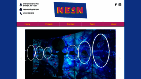 What Pndneon.com website looked like in 2019 (4 years ago)
