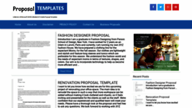 What Proposal-templates.com website looked like in 2019 (4 years ago)