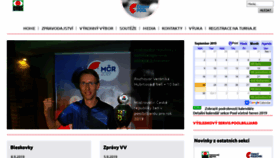 What Poolbilliard.cz website looked like in 2019 (4 years ago)