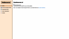 What Paulinternet.nl website looked like in 2019 (4 years ago)
