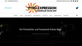 What Pyro-expression.com website looked like in 2019 (4 years ago)