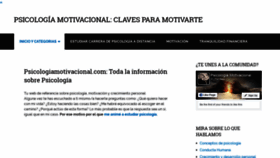 What Psicologiamotivacional.com website looked like in 2019 (4 years ago)