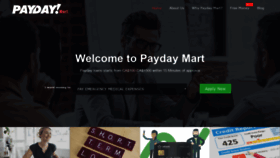 What Paydaymart.ca website looked like in 2019 (4 years ago)