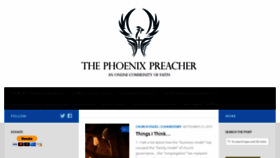 What Phoenixpreacher.com website looked like in 2019 (4 years ago)