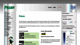 What Pelox.de website looked like in 2019 (4 years ago)