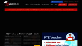 What Ptevoucher.in website looked like in 2019 (4 years ago)