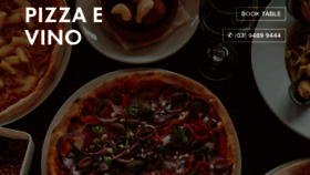 What Pizzaevino.com.au website looked like in 2019 (4 years ago)