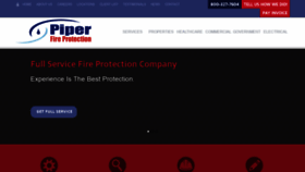 What Piperfire.com website looked like in 2019 (4 years ago)