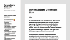 What Personalisiertegeschenke.net website looked like in 2019 (4 years ago)