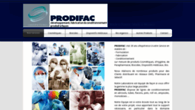 What Prodifac.com website looked like in 2019 (4 years ago)