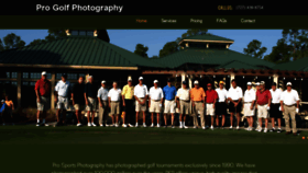 What Progolfphotography.com website looked like in 2019 (4 years ago)