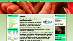 What Pedicuresalondiamant.nl website looked like in 2019 (4 years ago)