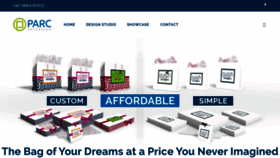 What Parcpackaging.com website looked like in 2019 (4 years ago)