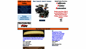 What Pontiacparts.net website looked like in 2019 (4 years ago)
