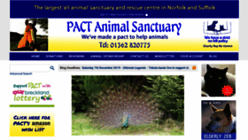 What Pactsanctuary.org website looked like in 2019 (4 years ago)