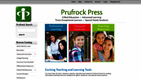 What Prufrock.com website looked like in 2019 (4 years ago)