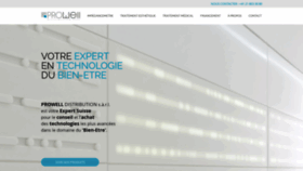 What Prowell.ch website looked like in 2019 (6 years ago)