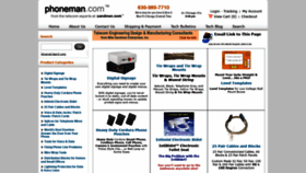 What Phoneman.com website looked like in 2019 (4 years ago)