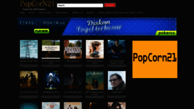 What Popcorn21.xyz website looked like in 2019 (4 years ago)