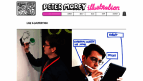 What Petermorey.com website looked like in 2019 (4 years ago)