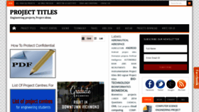What Projecttitles4free.blogspot.com website looked like in 2019 (4 years ago)