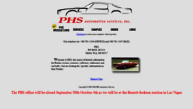 What Phs-online.com website looked like in 2019 (4 years ago)