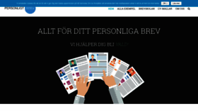 What Personligt-brev.net website looked like in 2019 (4 years ago)