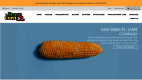 What Peasandcornco.com website looked like in 2019 (4 years ago)