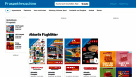 What Prospektmaschine.de website looked like in 2019 (4 years ago)